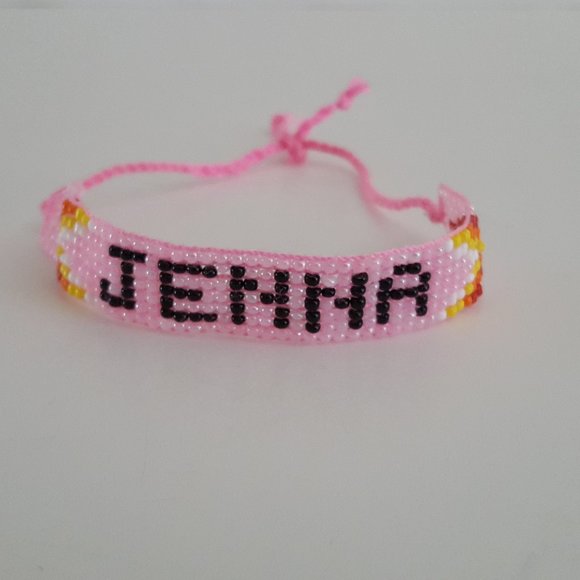 Personalized Beaded Bracelet "Jenna" - Picture 7 of 8